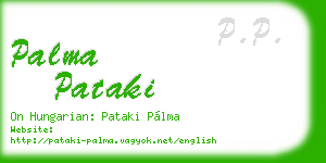 palma pataki business card